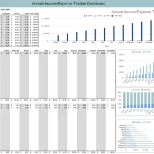 income expense tracker dashboard